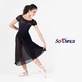 Crepe skirt